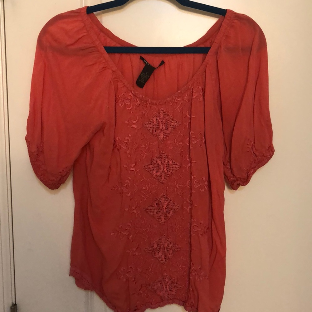 Lucky Brand Pink Size Small Blouse